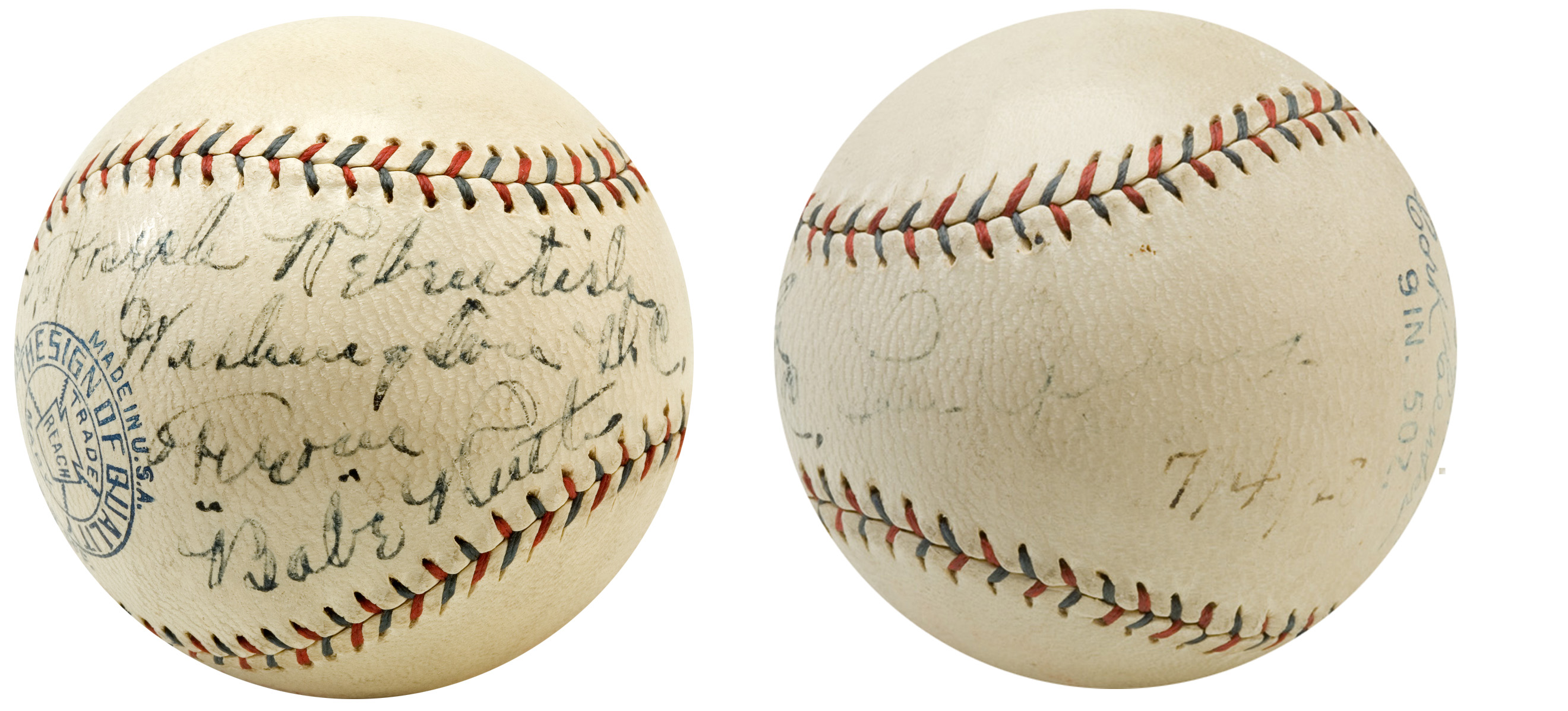 1927 New York Yankees signed baseball