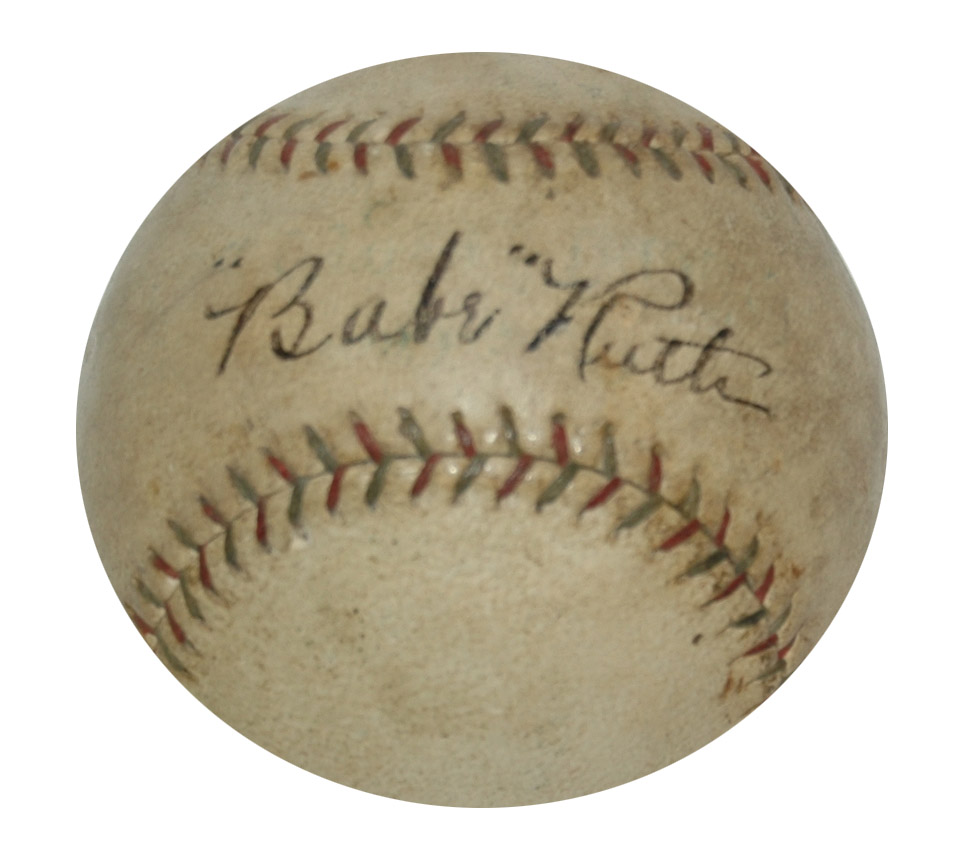 baseball signed by Babe Ruth. : r/crappyoffbrands