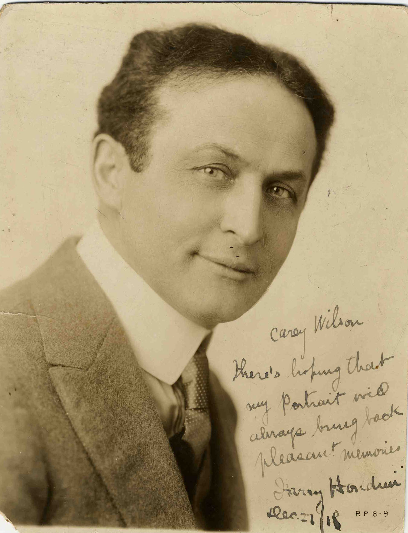 Harry Houdini autograph