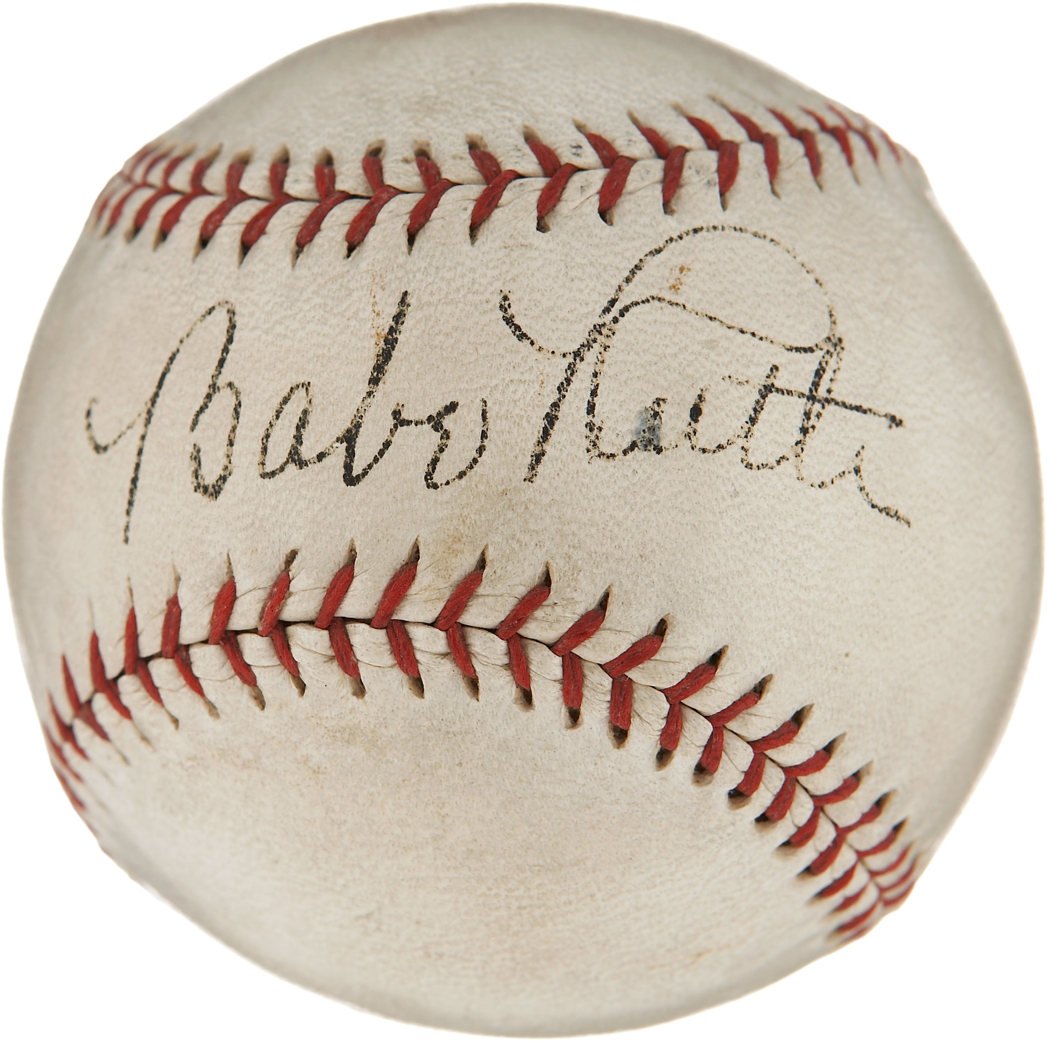 FREE APPRAISAL of your Babe Ruth Signed Baseball by Nate Sanders