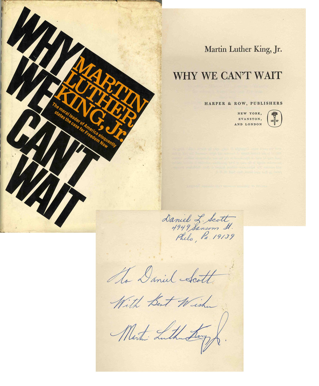 Martin Luther King autograph