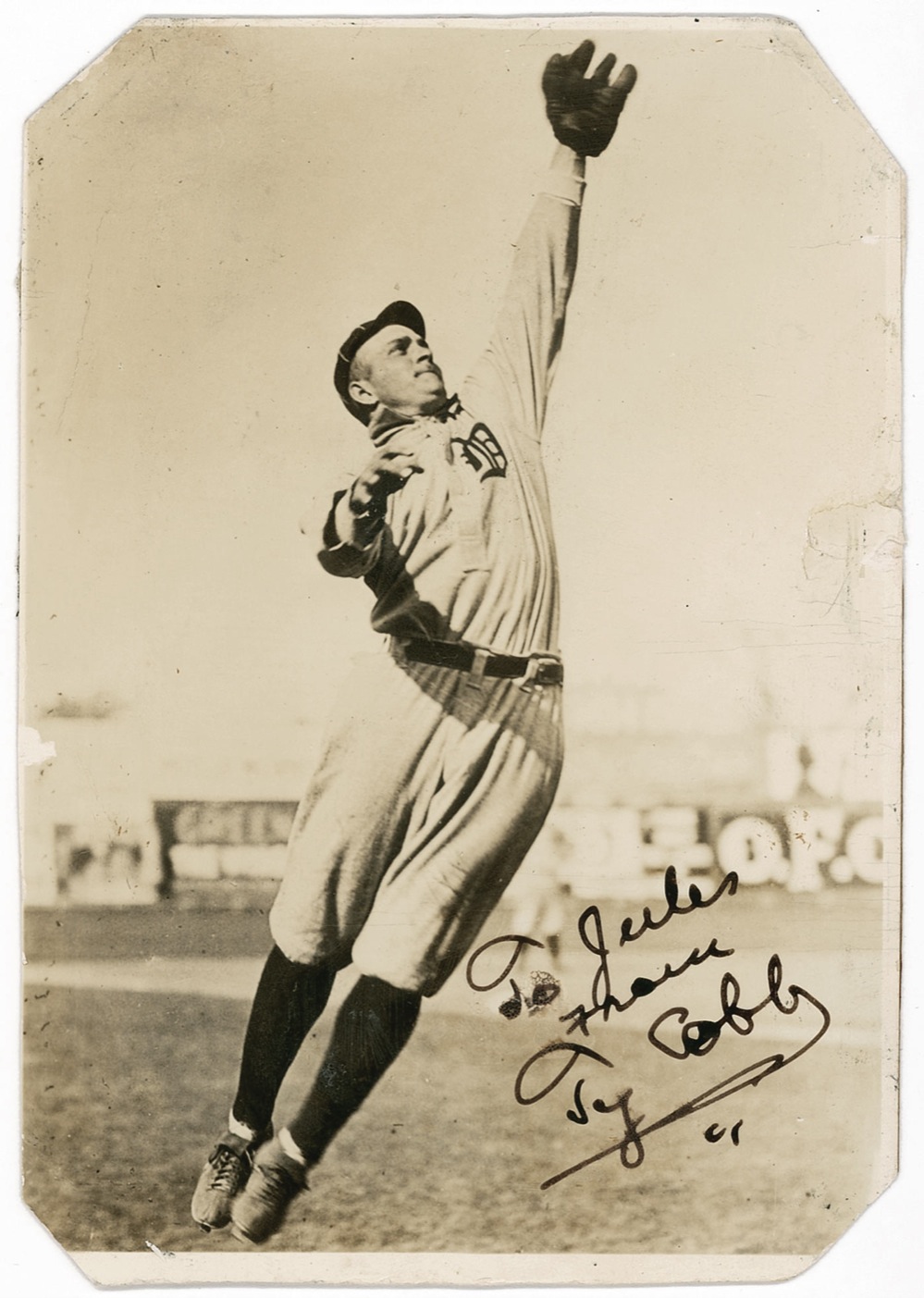 Ty Cobb Autograph