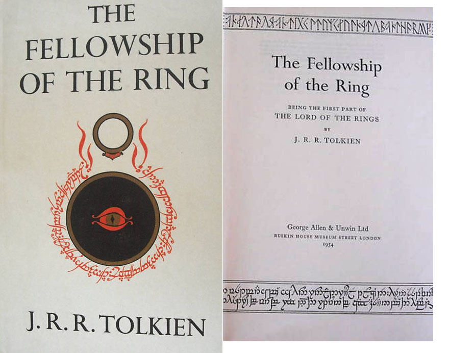 J.R.R. Tolkien First Edition First Edition, First Printing of J.R.R. Tolkien's "The Fellowship of the Ring" -- The First & Scarcest Volume in Tolkien's Trilogy