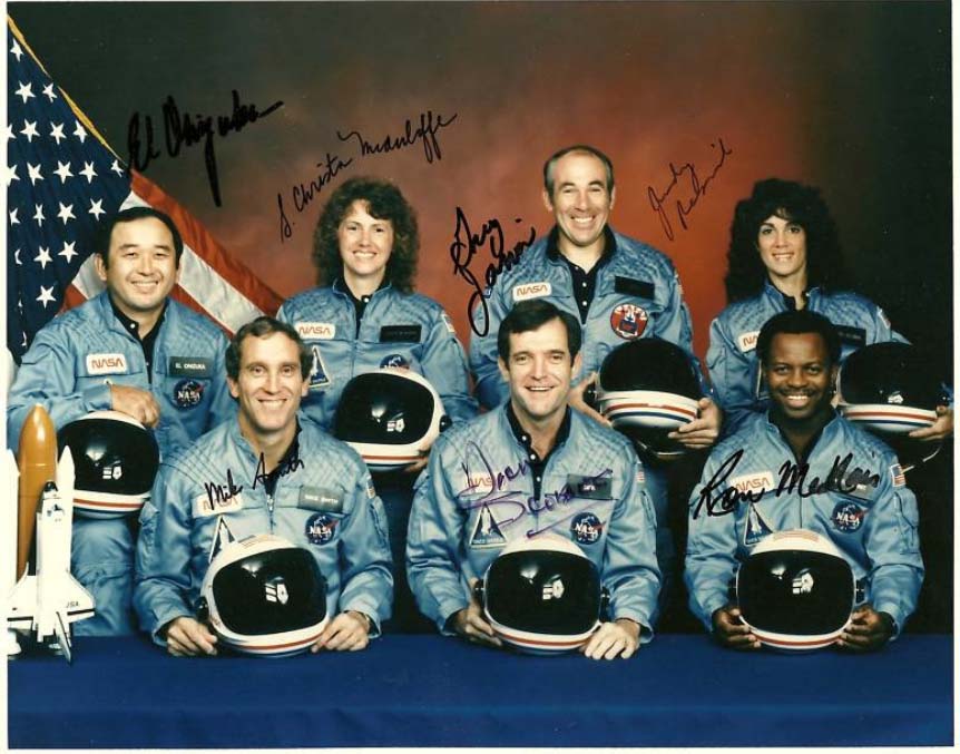 Challenger autographs