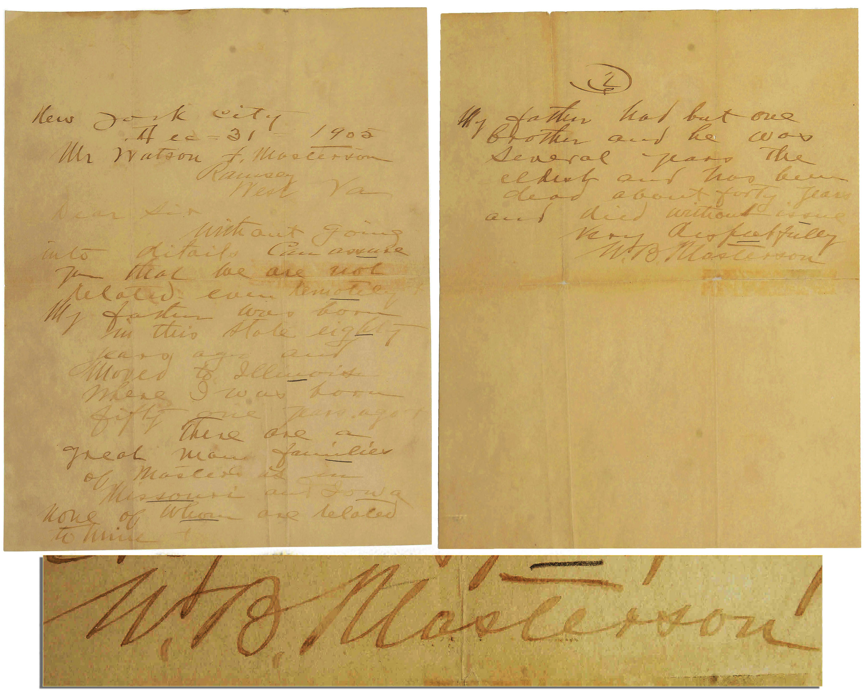 John Wesley Hardin autograph