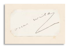 Oscar Wilde Autograph