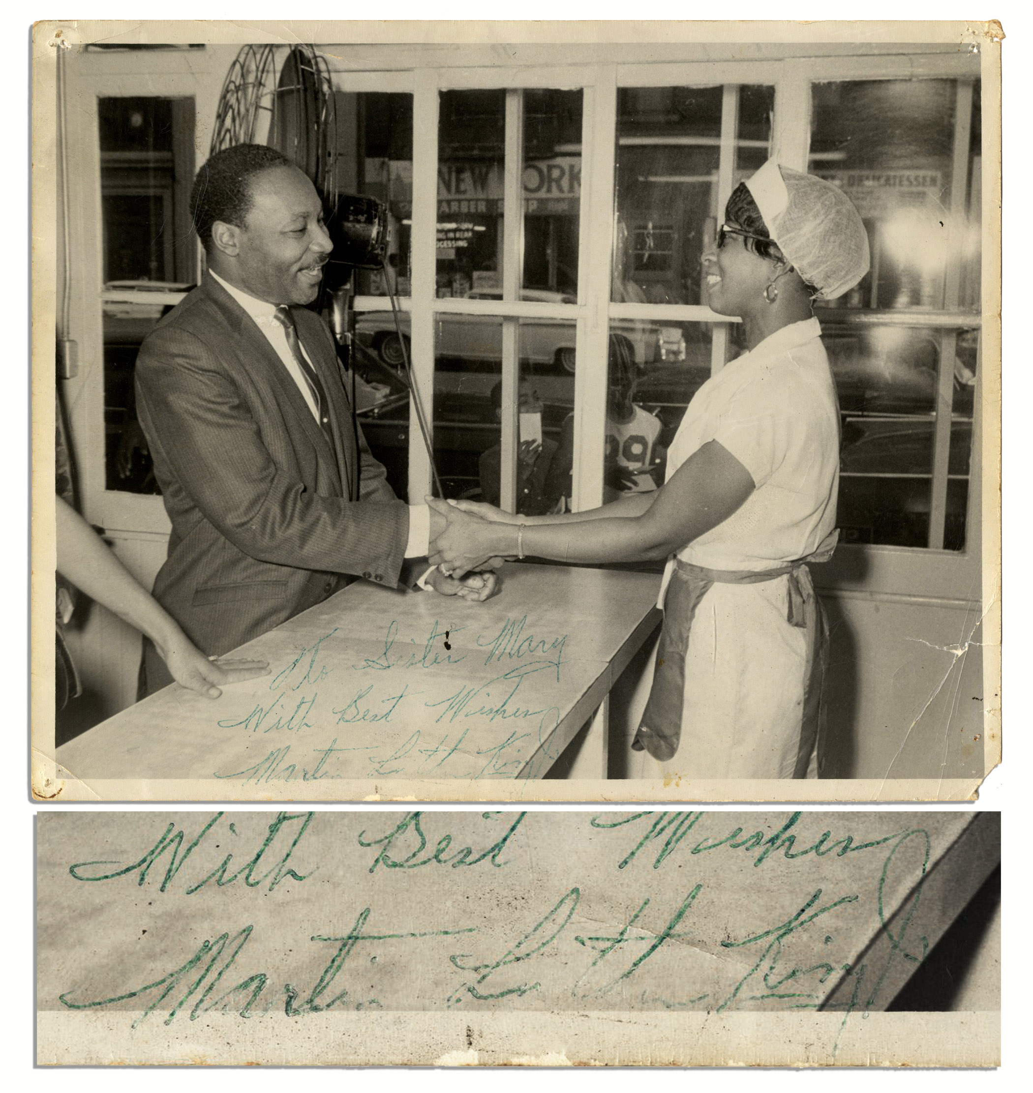 Martin Luther King autograph