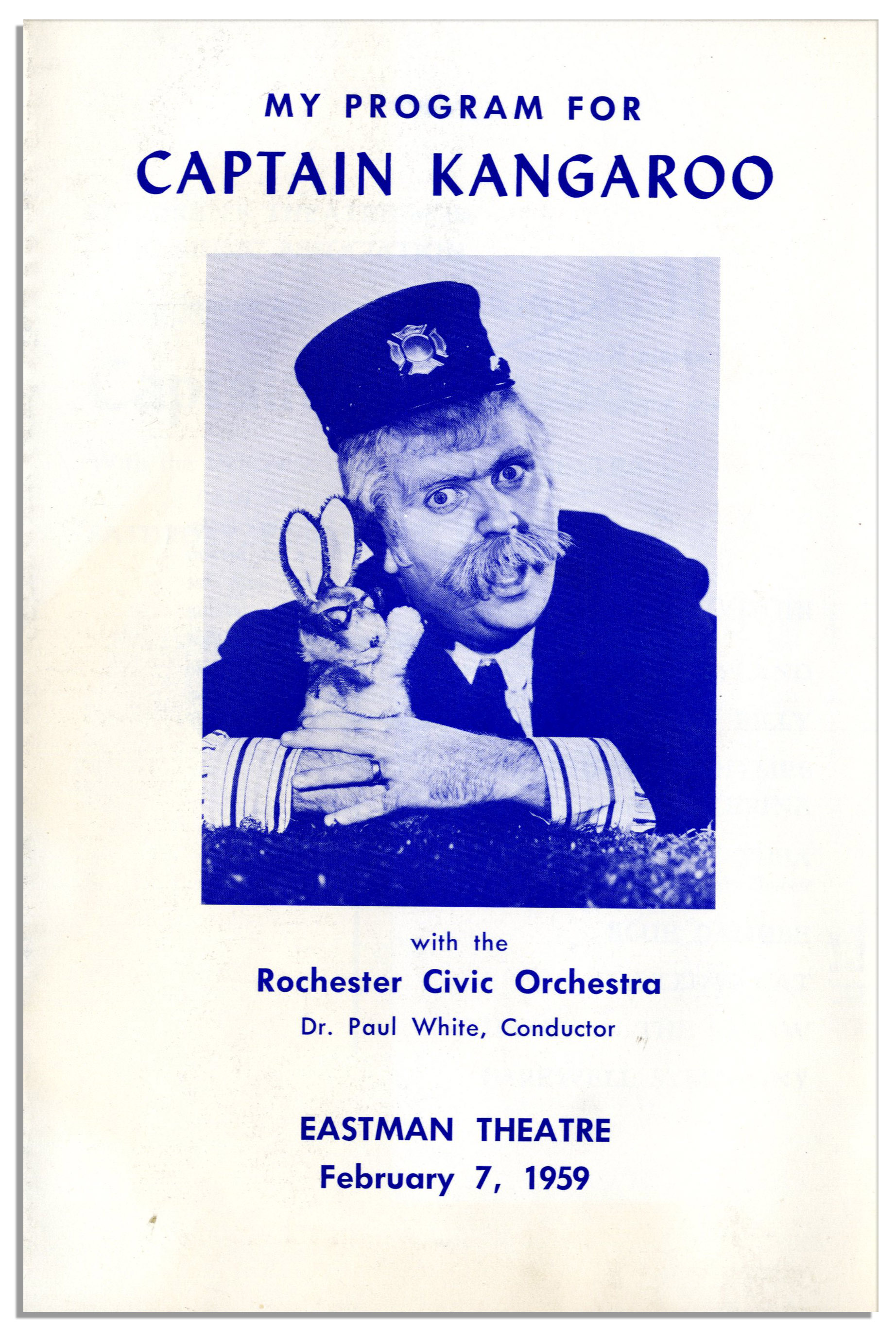 Captain Kangaroo 8 1959 Fun with Music Programs Lot eBay