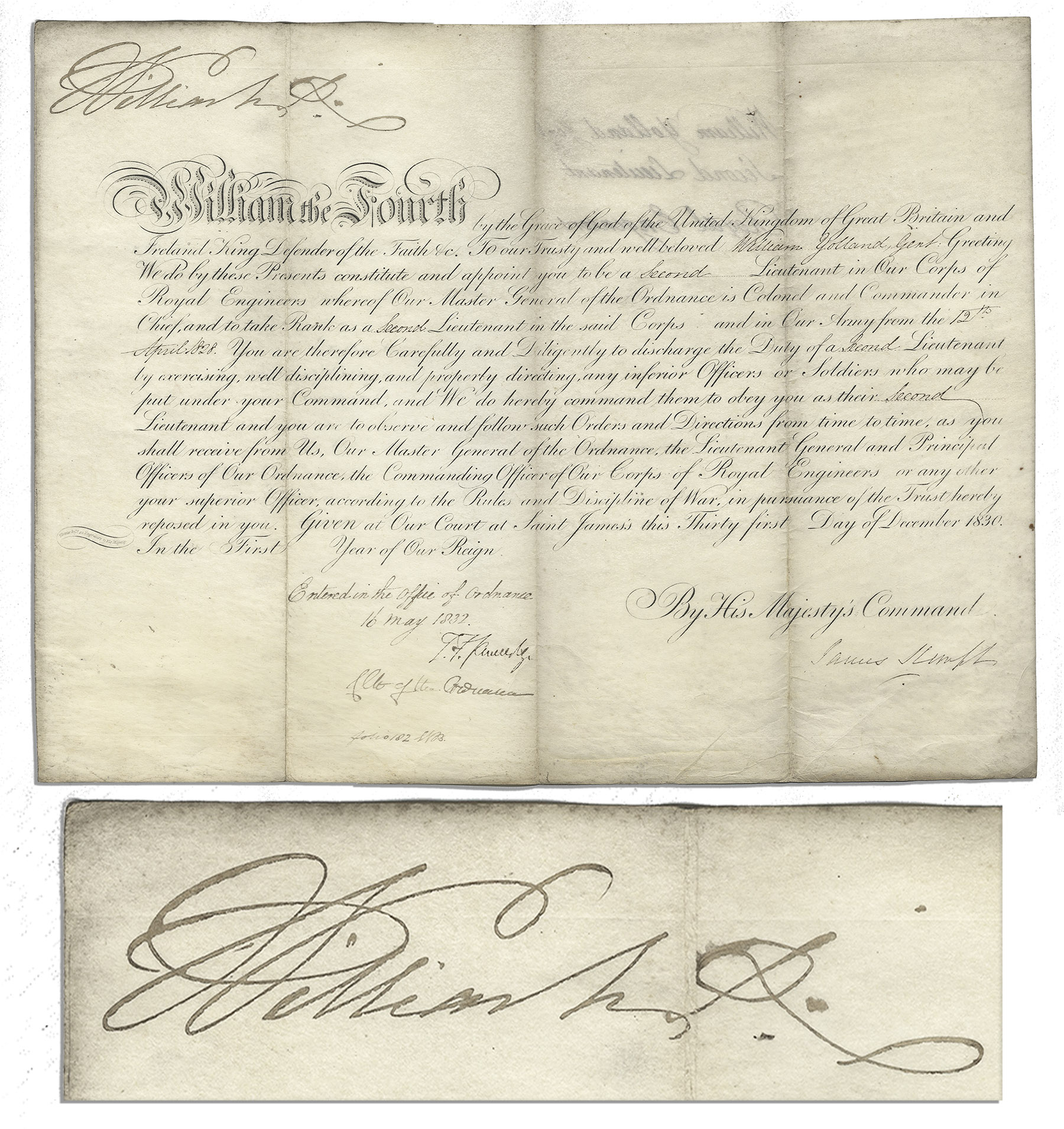 William IV autograph