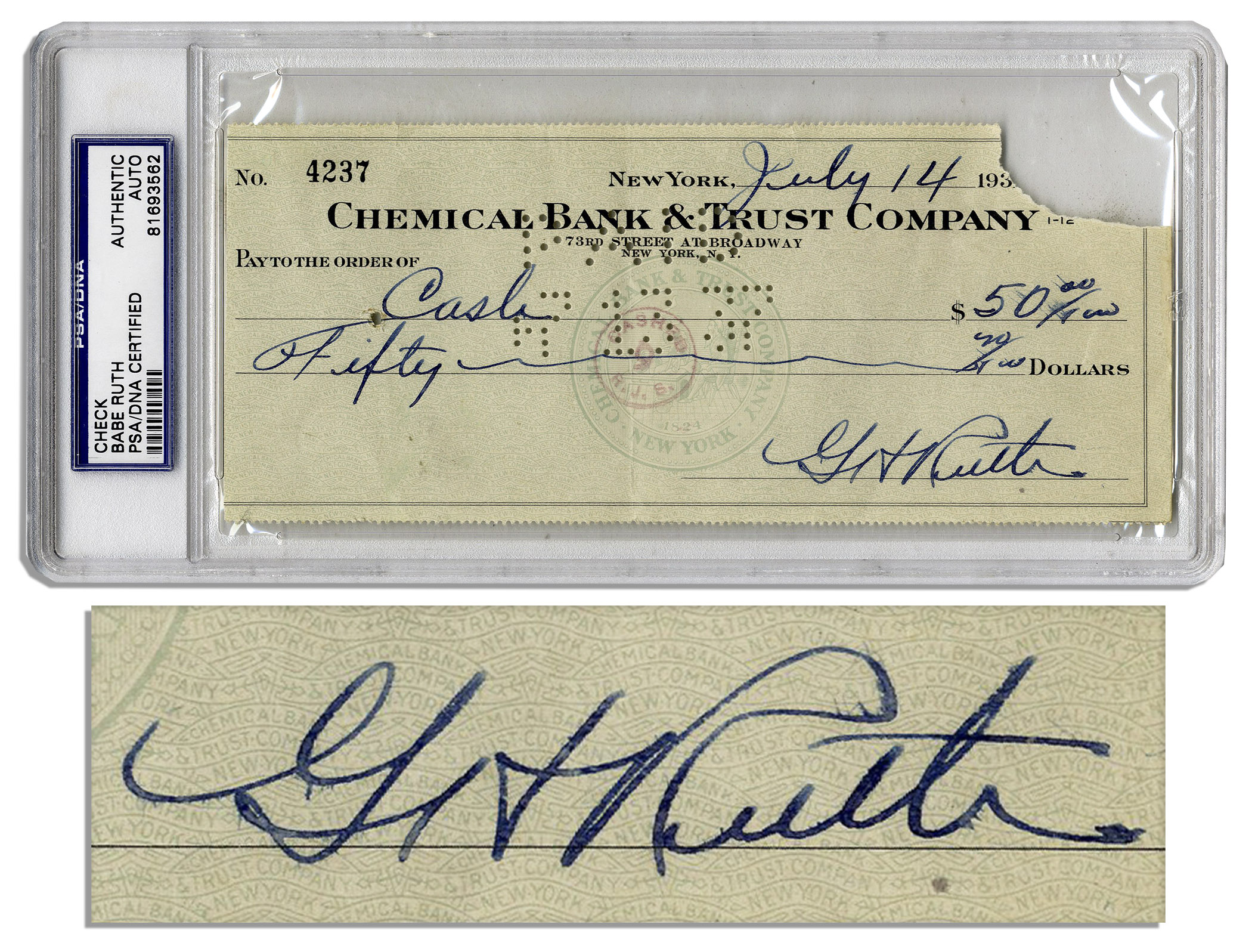 Can you tell if Babe Ruth signed this? – Orange County Register