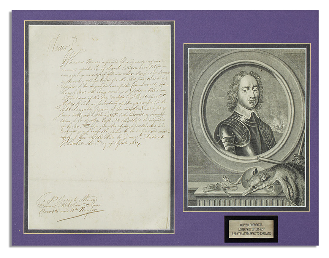 Oliver Cromwell Autograph