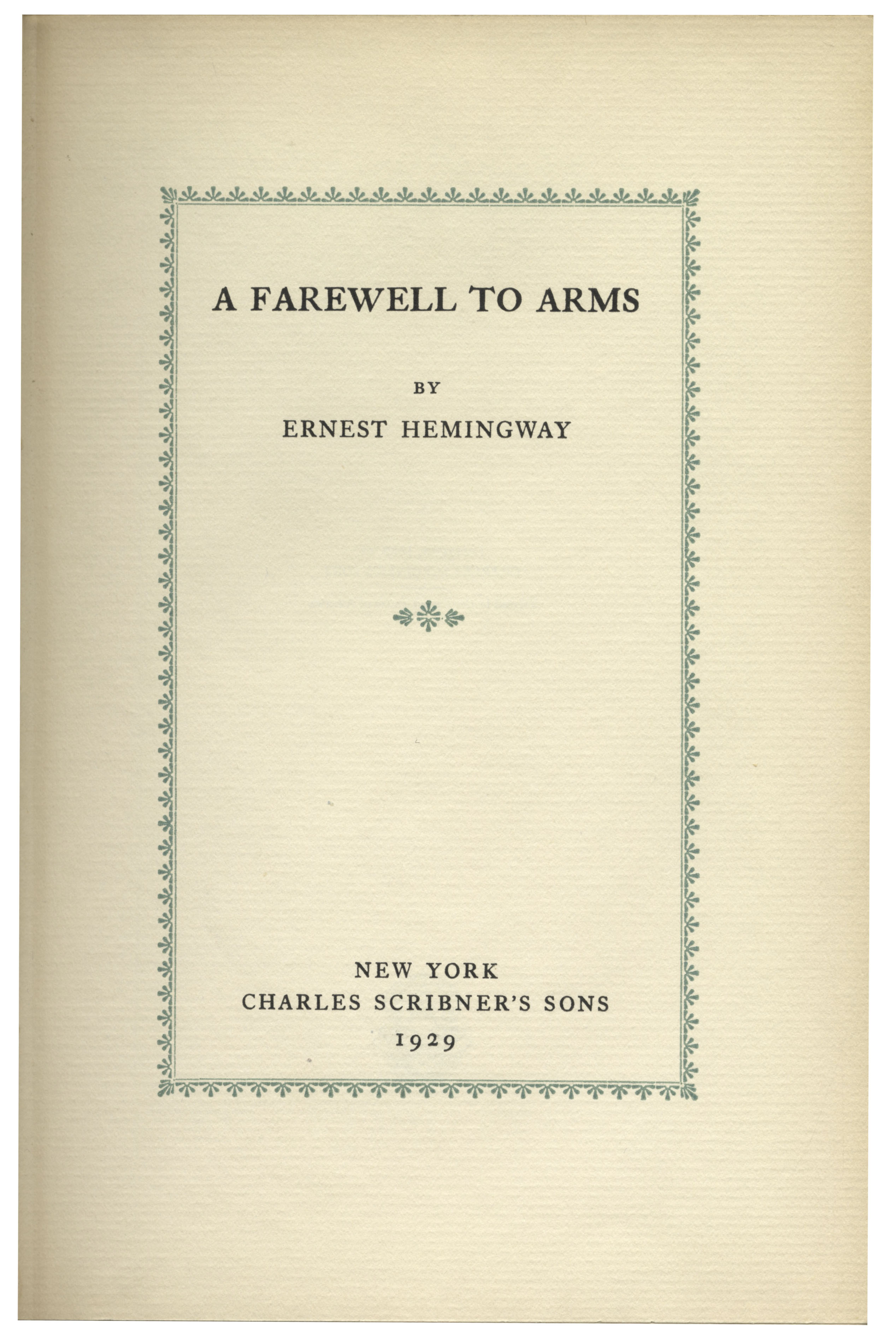 farewell arms ernest hemingway essay Essays & papers a farewell to arms: in search of in search of a sense of life ernest hemingway is one of the most famed american writers of our time - a farewell to arms: pseudoautobiography and personal metaphor ernest hemingway's a farewell to arms ed harold bloom. farewell arms ernest hemingway essay Essays & papers a farewell to arms: in search of in search of a sense of life ernest hemingway is one of the most famed american writers of our time - a farewell to arms: pseudoautobiography and personal metaphor ernest hemingway's a farewell to arms ed harold bloom.