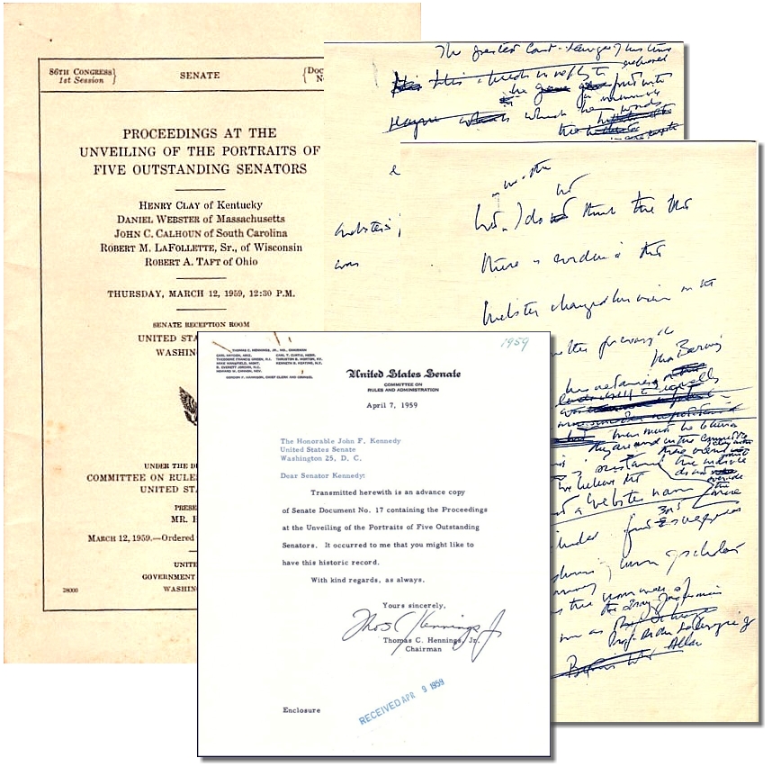 John F. Kennedy Handwritten Speech