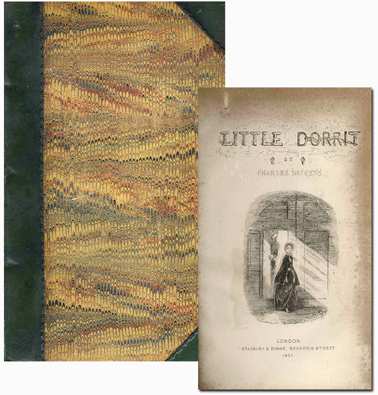 Charles Dickens First Edition of "Little Dorrit" -- 1857 With Illustrations by H. K. "Phiz" Browne