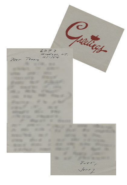 J.D. Salinger autograph letter signed