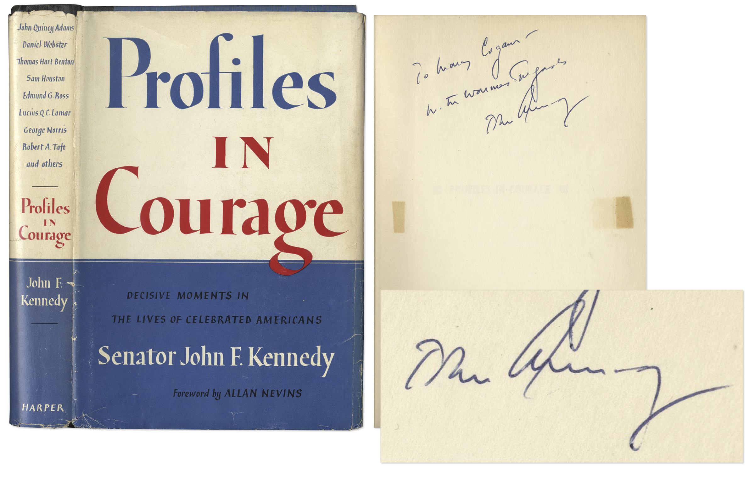  John F Kenndy Profiles in Courage signed 